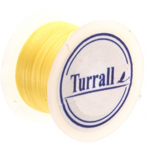 Turrall Regular Thread Pre-Waxed Yellow Fly Tying Threads (Product Length 71.08 Yds / 65m)